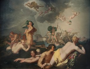 Triumf Neptuna autorstwa Abraham Bloemaert