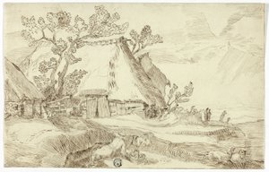 Farma pod strzechą autorstwa Abraham Bloemaert