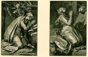Święci pokutnicy autorstwa Abraham Bloemaert