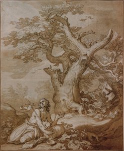 Jan Chrzciciel na wolności autorstwa Abraham Bloemaert