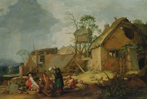Krajobraz z gospodarstwem, 1629 autorstwa Abraham Bloemaert