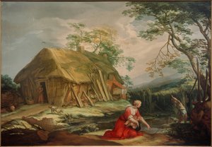 Latona i licyjscy chłopi autorstwa Abraham Bloemaert