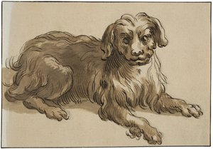 Pies długowłosy autorstwa Abraham Bloemaert
