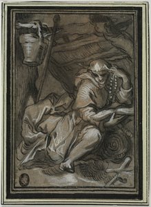 Święty Hilarion autorstwa Abraham Bloemaert