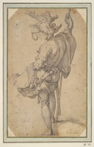 Stojący żołnierz autorstwa Abraham Bloemaert