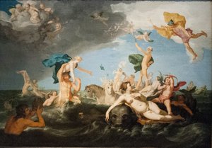 Szwedzki:  Neptunus triumftåg Triumf Neptuna autorstwa Abraham Bloemaert