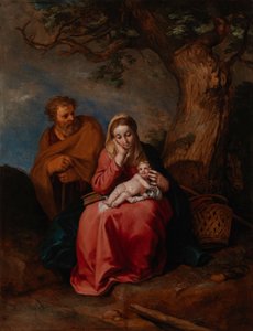 Reszta podczas lotu do Egiptu autorstwa Abraham Bloemaert