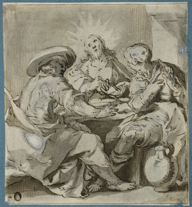 Wieczerza w Emaus autorstwa Abraham Bloemaert