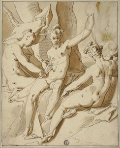 Trzy losy autorstwa Abraham Bloemaert