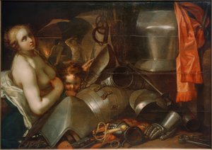 Wenus i Kupidyn w kuźni wulkanu autorstwa Abraham Bloemaert