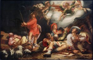 Zwiastowanie pasterzom autorstwa Abraham Bloemaert