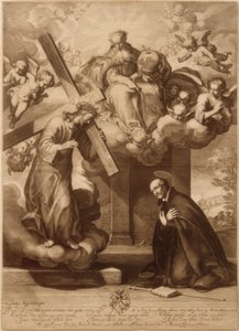 Wizja Ignacego Loyoli w La Storta autorstwa Abraham Bloemaert