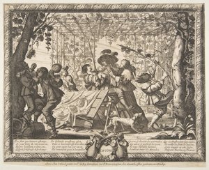 Jesień Jesień, ok. godz. 1637. autorstwa Abraham Bosse