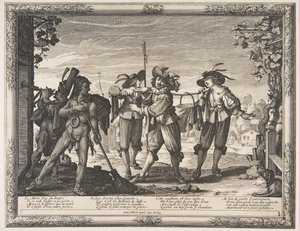 Charivari, K. 1633. autorstwa Abraham Bosse