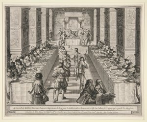 Aranżacja święta, od autorstwa Abraham Bosse