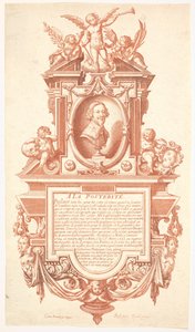 Epitafium i portret Jacquesa Callota, 1635-36. autorstwa Abraham Bosse
