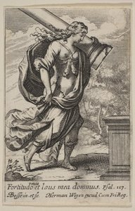 Męstwo, 1636. autorstwa Abraham Bosse