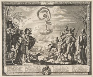 Fortuna sprzyja Francji Fortuna Francji, ca. 1635-37. autorstwa Abraham Bosse