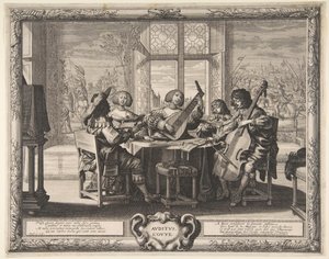 Przesłuchanie, ca. 1638. autorstwa Abraham Bosse