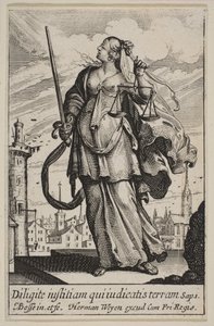 Sprawiedliwość, 1636. autorstwa Abraham Bosse