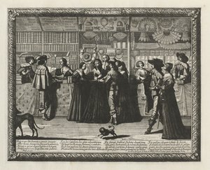 Galeria Paryska, 1640. autorstwa Abraham Bosse