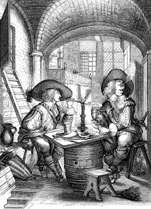 Tytoń, XVII wiek autorstwa Abraham Bosse