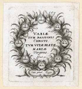 Les Miracles de la Passion. Frontyspis do książki Callota ... (rycina) autorstwa Abraham Bosse