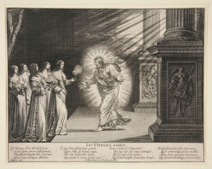 The Wise Virgins: The Foolish Virgins (6 z 7 wydruków w serii) autorstwa Abraham Bosse