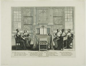 Płyta pierwsza, z książki Mądre i głupie panny, płyta pierwsza autorstwa Abraham Bosse