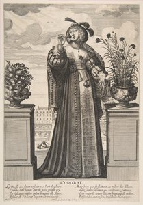 Zapach, 1635-38. autorstwa Abraham Bosse