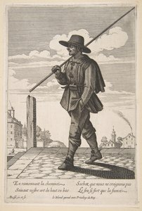 Kominiarz, połowa do końca XVII wieku. autorstwa Abraham Bosse