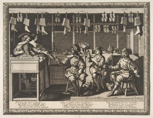 Szewc Le Savetier, ca. 1632-33. autorstwa Abraham Bosse