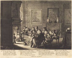 Głupie dziewice śpią autorstwa Abraham Bosse