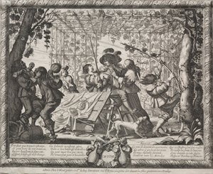 Cztery pory roku: jesień 1635. autorstwa Abraham Bosse