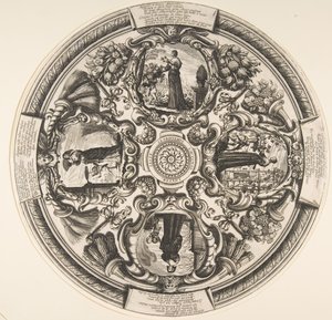 Cztery pory roku, połowa do końca XVII wieku. autorstwa Abraham Bosse