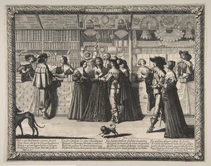 Galeria Pałacu Sprawiedliwości, ca. 1638. autorstwa Abraham Bosse