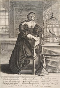Papuga, 1620-1676. autorstwa Abraham Bosse