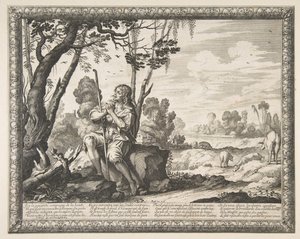 Syn marnotrawny pilnujący świń Syn marnotrawny pilnujący świń, ca. 1636. autorstwa Abraham Bosse