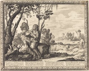 Syn marnotrawny jako świniopas autorstwa Abraham Bosse