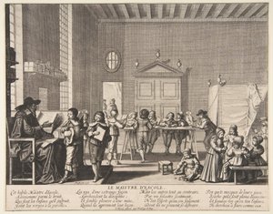 Mistrz Szkoły, ca. 1635-38. autorstwa Abraham Bosse