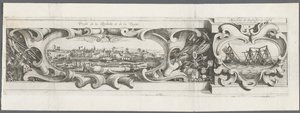Oblężenie La Rochelle: Tablica 16, 1628-1630. autorstwa Abraham Bosse