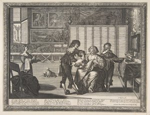 Chirurg La Saignée, 1632. autorstwa Abraham Bosse