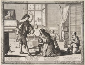 Trzepaczka, ca. 1633. autorstwa Abraham Bosse