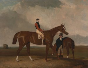 Elis w Doncaster, prowadzony przez Johna Daya, ze swoim Vanem w tle, w latach 1836-1837.