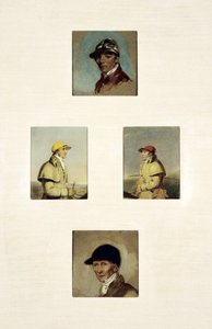 Studia dżokejów (olej na płótnie) autorstwa Abraham Cooper