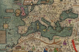 Afryka Północna, Europa i Bliski Wschód z katalońskiego Atlasu