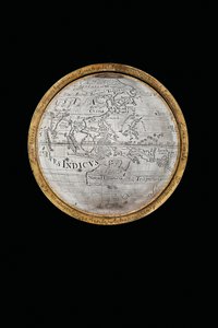 Dwa wyjątkowe globusy ziemskie i niebieskie, wspierane przez Herkulesa i Atlasa, Augsburg, 1697-99