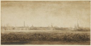 Widok na Amsterdam