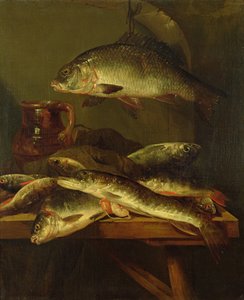 Martwa natura z karpiem