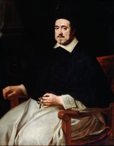 „Portret biskupa Antwerpii Ambrosiusa Cappelusa”, XVII wiek. autorstwa Abraham Jansz van Diepenbeeck